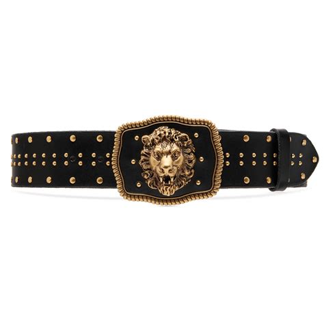 lion head gucci belt|Gucci Belts for Women .